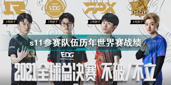 英雄联盟s11参赛队伍世界赛历史战绩一览