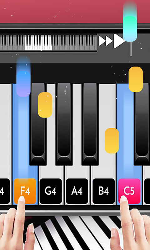 钢琴键盘音乐模拟