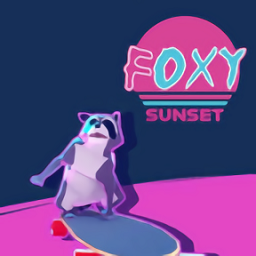 狐狸日落手游(Foxy Sunset Ride Synthwave Skating) v1.1