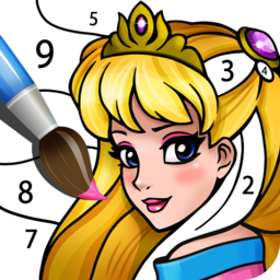 冰雪公主涂色画画 v1.8